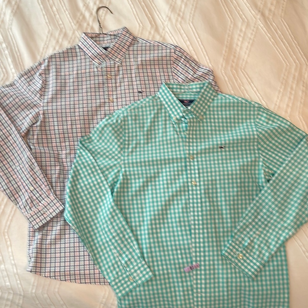 Vineyard Vines boys XL dress shirt bundle